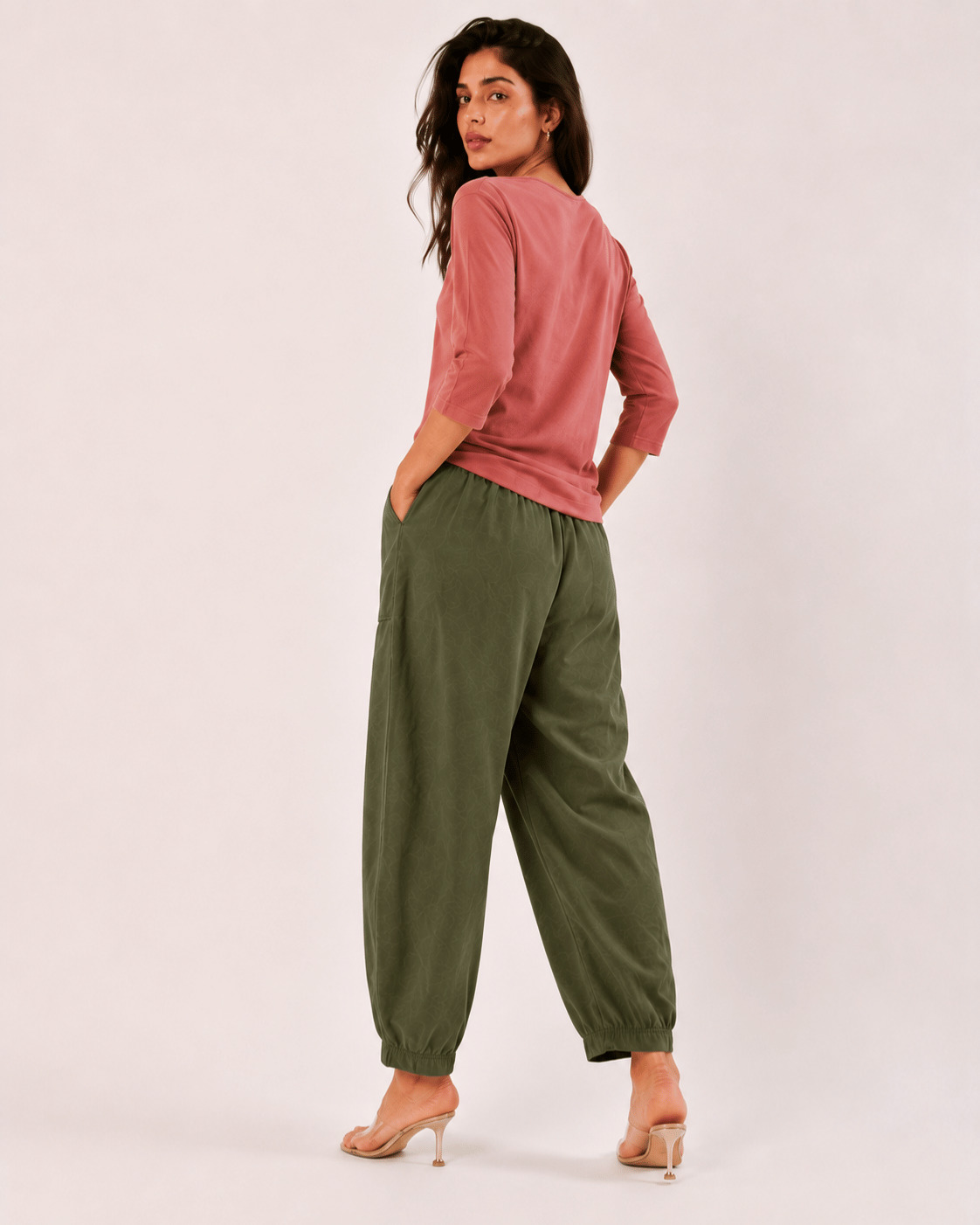 Women's Premium Cotton Pegged Pants