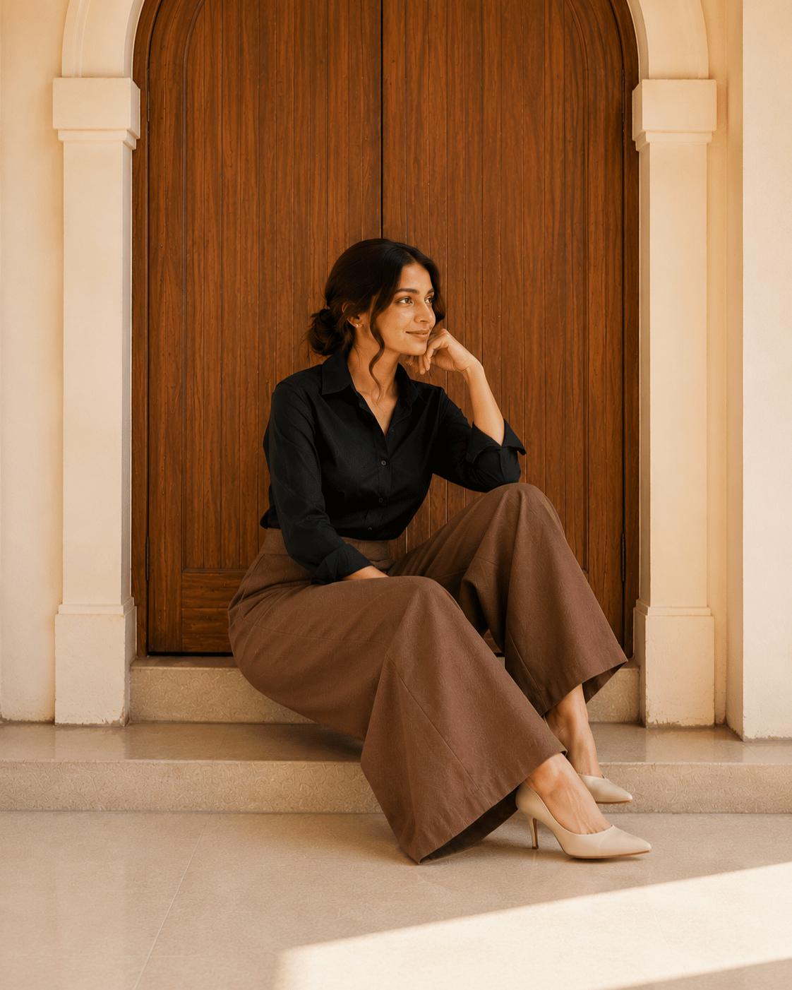Women's Linen Blend Wide-Leg Pants | Premium Everyday Trousers