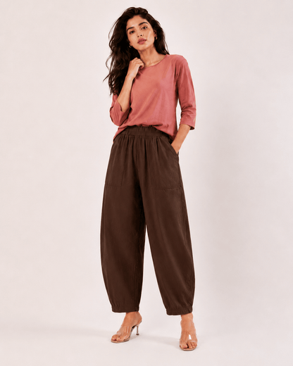 Women's Premium Cotton Pegged Pants