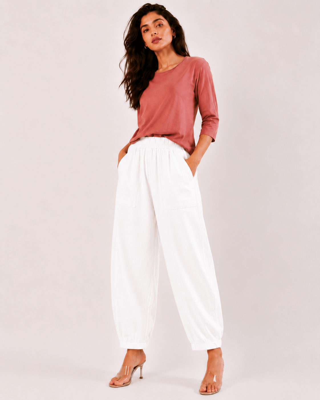 Women's Premium Cotton Pegged Pants