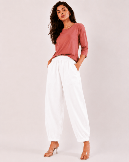 Women's Premium Cotton Pegged Pants