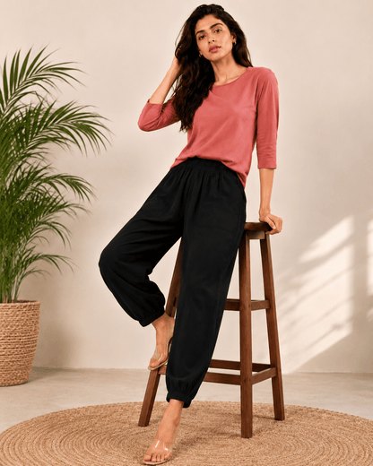 Women's Premium Cotton Pegged Pants