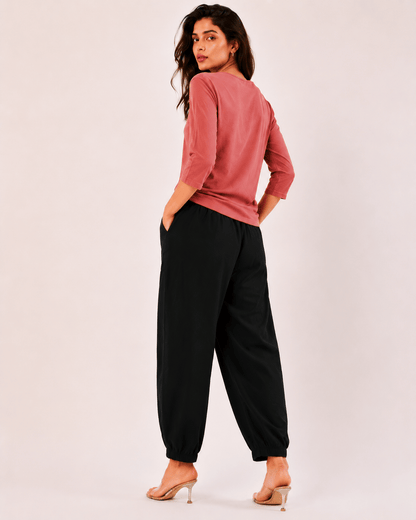 Women's Premium Cotton Pegged Pants
