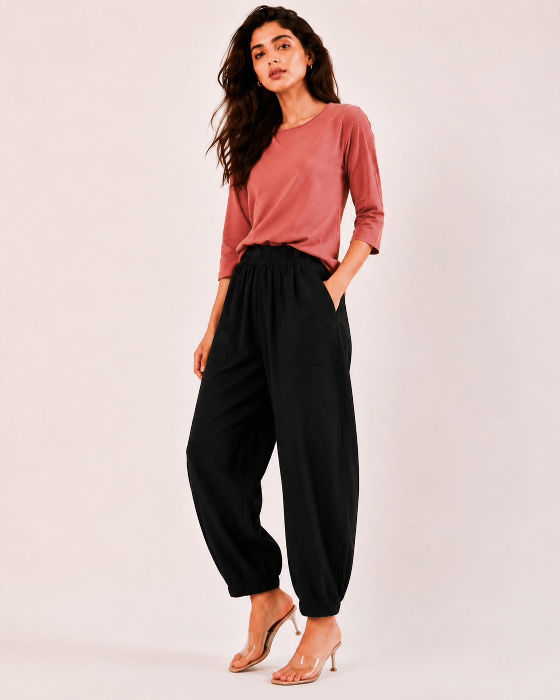 Women's Premium Cotton Pegged Pants