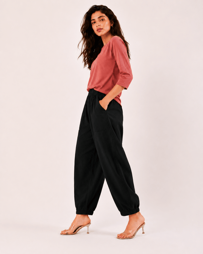 Women's Premium Cotton Pegged Pants