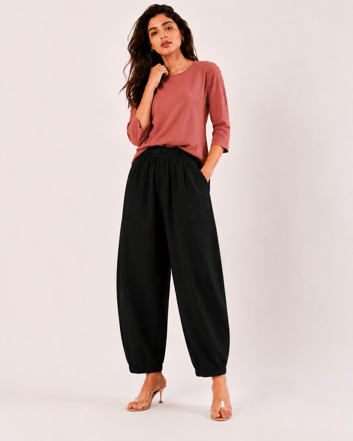 Women's Premium Cotton Pegged Pants