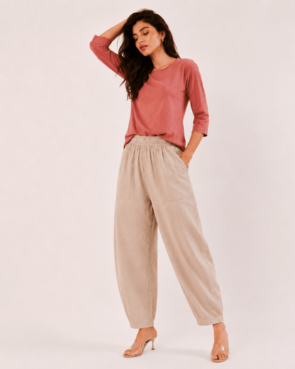 Women's Premium Cotton Pegged Pants