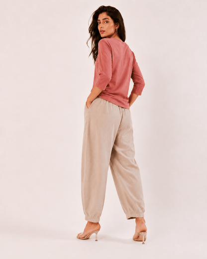 Women's Premium Cotton Pegged Pants