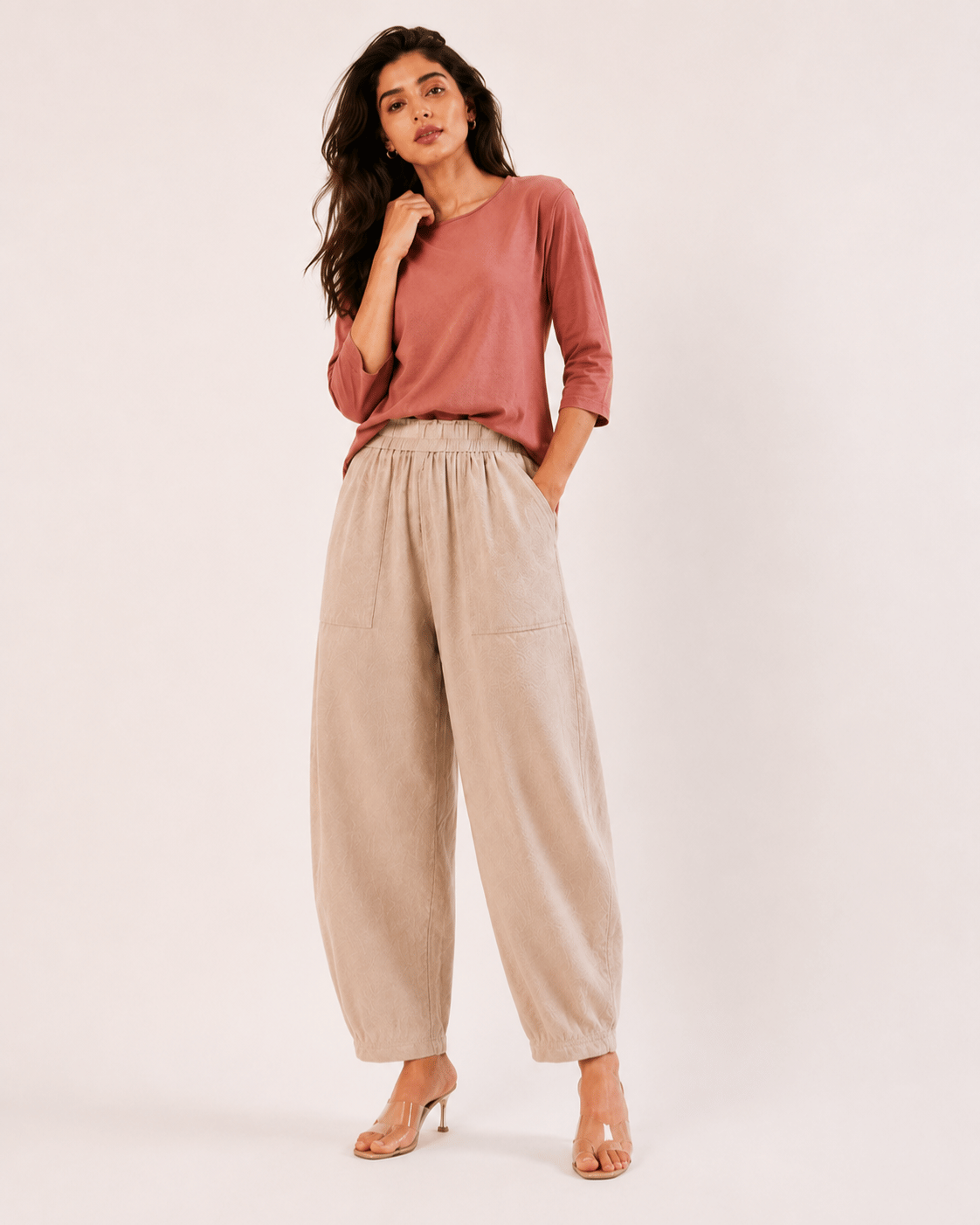 Women's Premium Cotton Pegged Pants