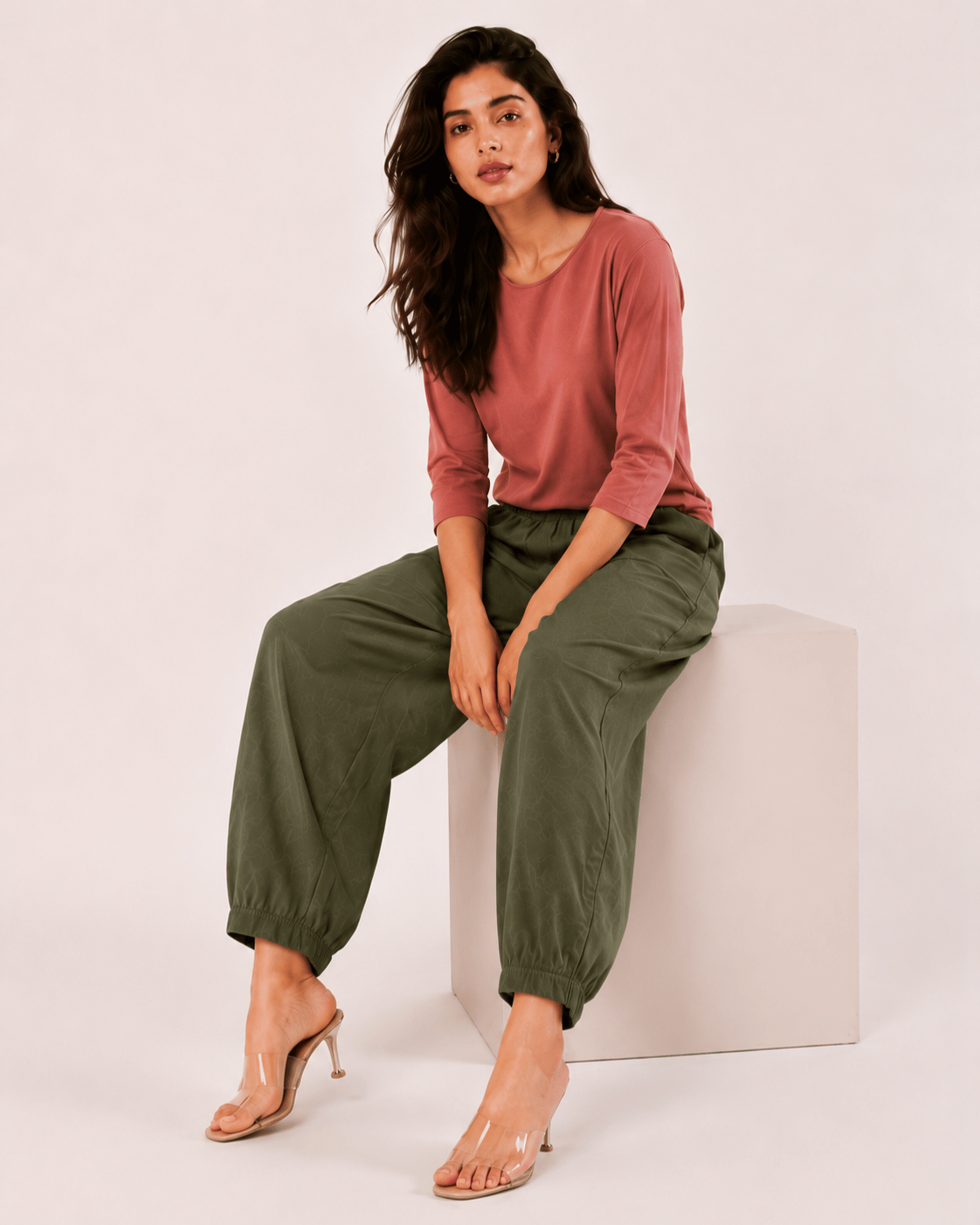 Women's Premium Cotton Pegged Pants