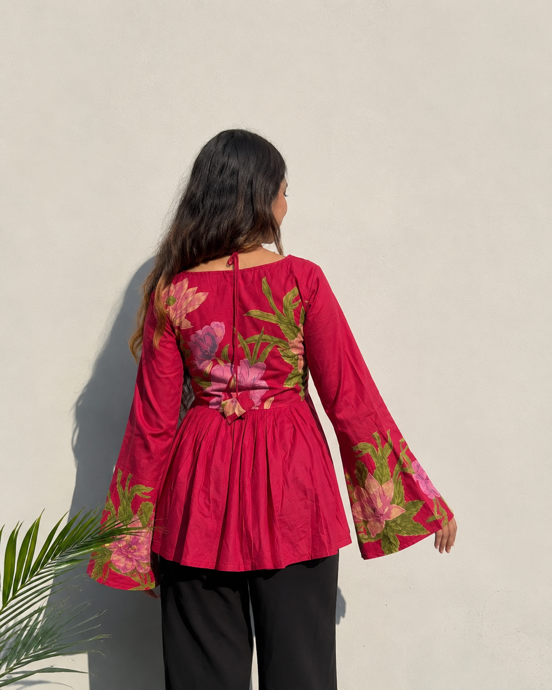 Women Printed Pure Cotton Straight Kurti