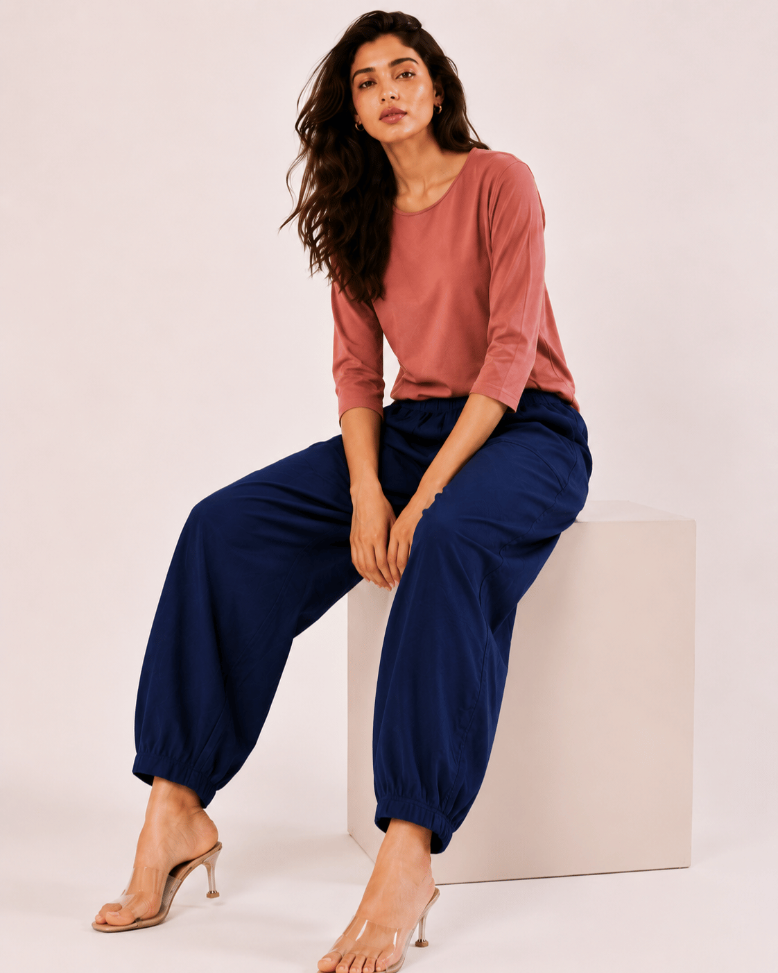 Women's Premium Cotton Pegged Pants