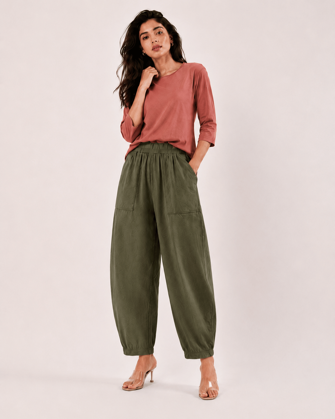 Women's Premium Cotton Pegged Pants