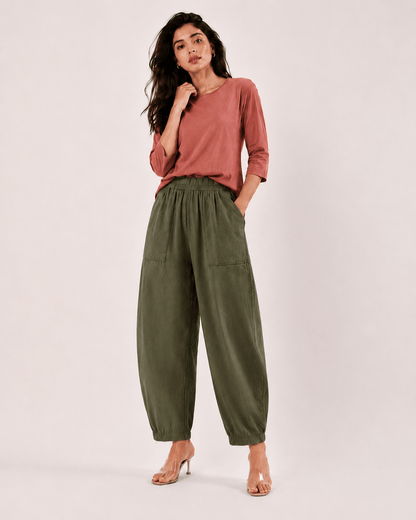 Women's Premium Cotton Pegged Pants