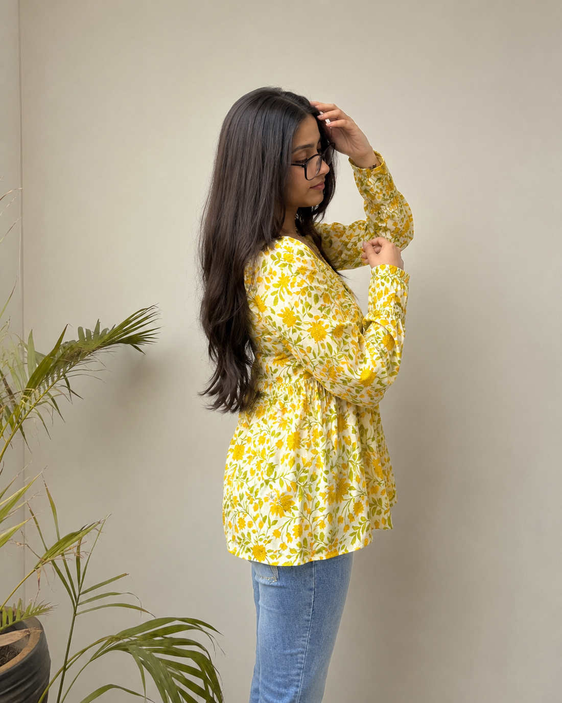 Women Printed Pure Cotton Straight Kurti