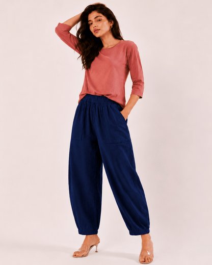 Women's Premium Cotton Pegged Pants
