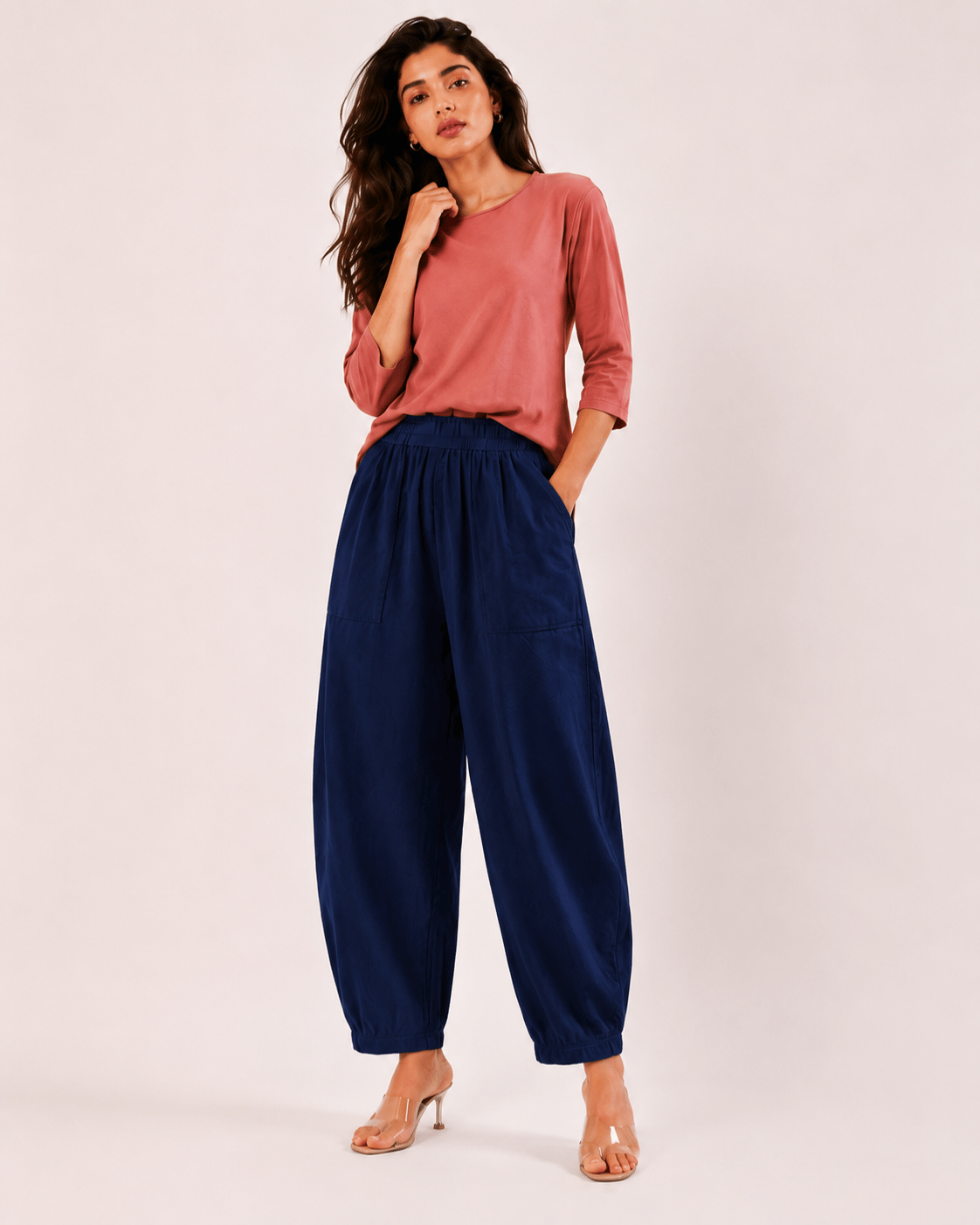 Women's Premium Cotton Pegged Pants