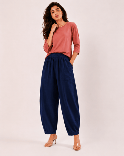Women's Premium Cotton Pegged Pants