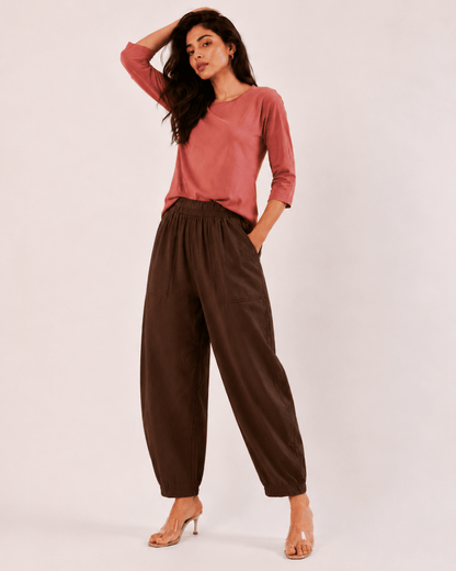 Women's Premium Cotton Pegged Pants