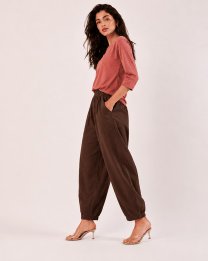 Women's Premium Cotton Pegged Pants