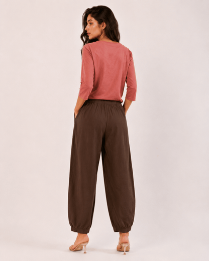 Women's Premium Cotton Pegged Pants